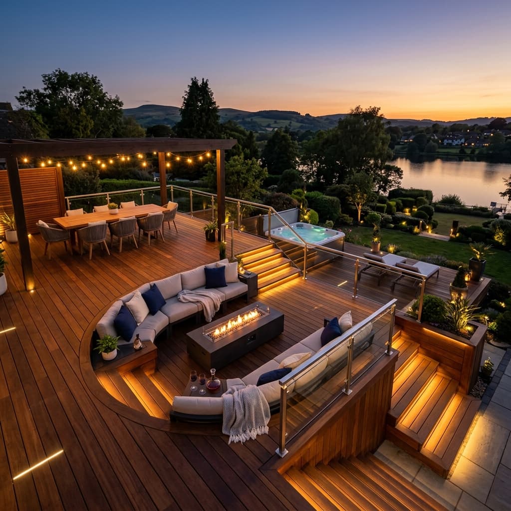 Garapa Privacy Fence — 240 ft hardwood build in Studio City, Los Angeles