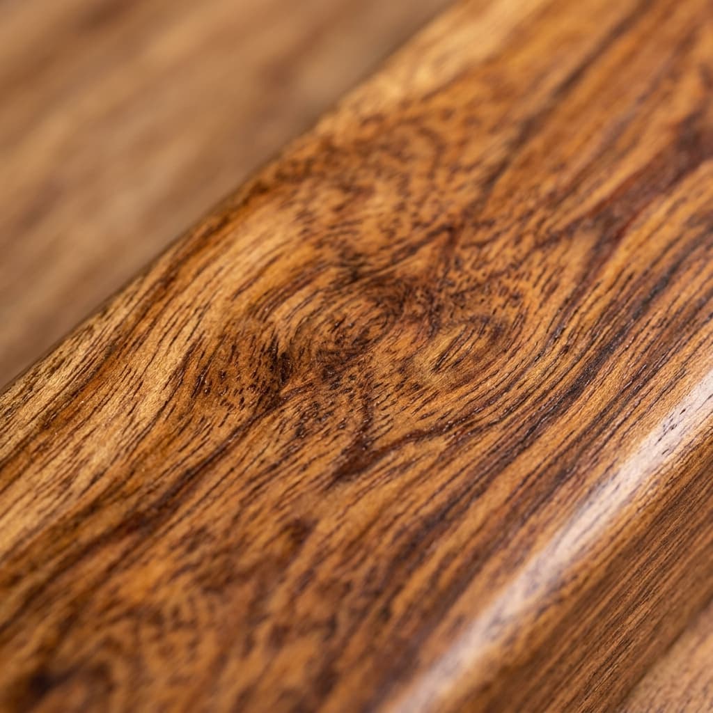 Cumaru hardwood grain detail